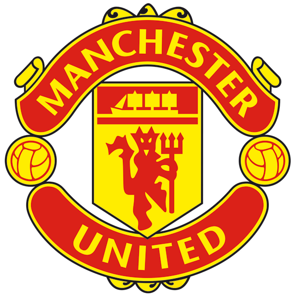Stickers muraux: Écusson Manchester United couleur