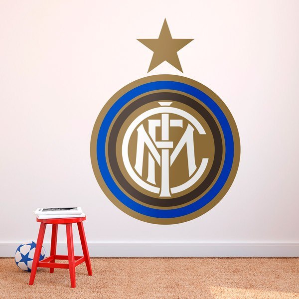 Stickers muraux: Écusson FC Internazionale Milan couleur