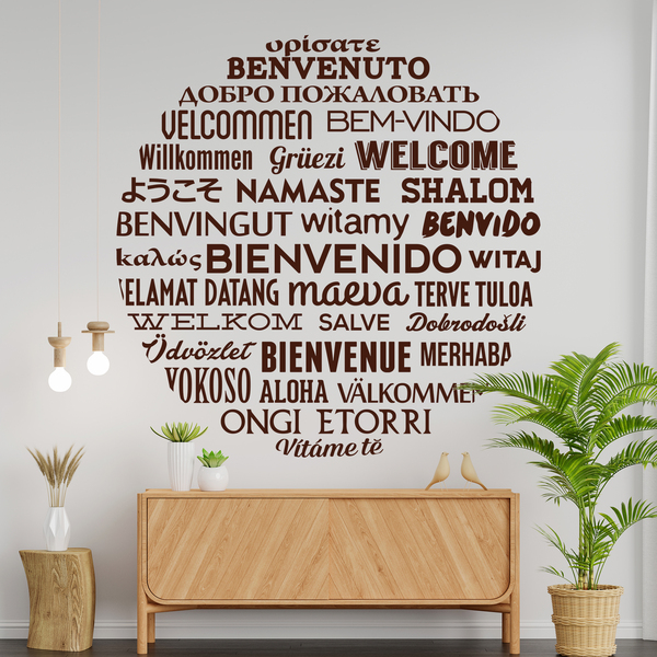 Stickers muraux: Bienvenue sur les langues