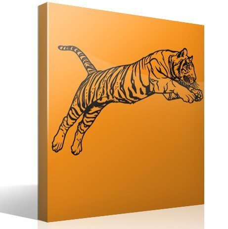 Stickers muraux: Bengal Tiger saut