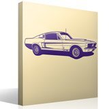 Stickers muraux: Ford Mustang Shelby GT 500 3
