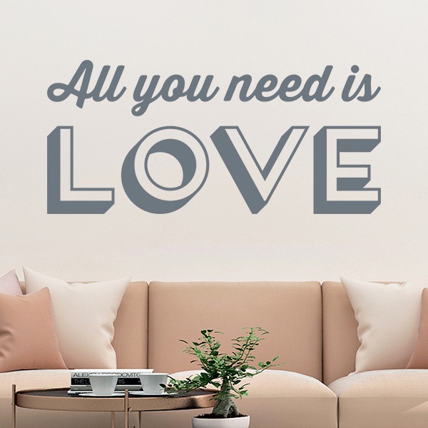 Stickers muraux: All you need is love