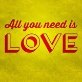 Stickers muraux: All you need is love 3