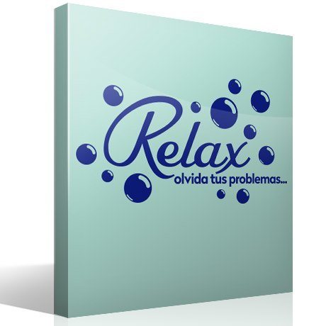 Stickers muraux: Relax, olvida tus problemas
