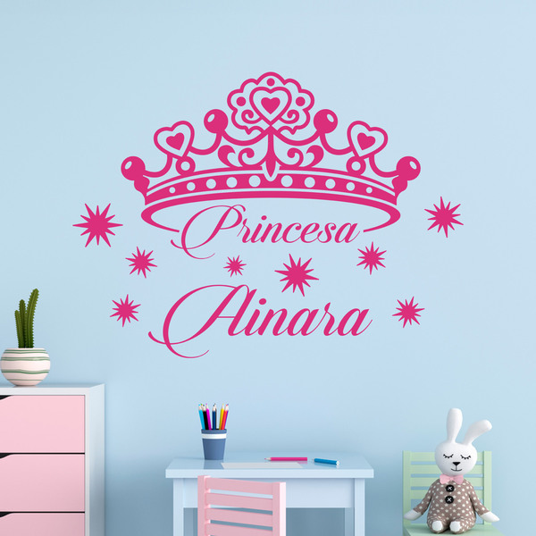 Stickers pour enfants: Princesse personnalisée