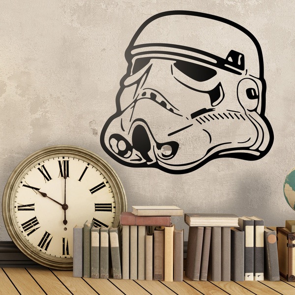 Stickers repositionnables Star Wars Casques de Stormtrooper 21,9CM X 92,7CM   Sticker sur Découvrez les stickers et et décalcos pour enfant sur Déco de  Héros