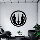 Stickers muraux: Symbole de l Ordre Jedi 3
