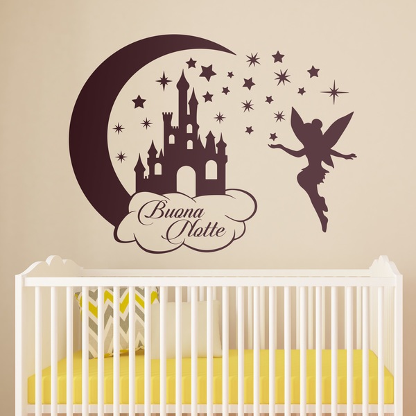 Stickers pour enfants: Château et Cloche, Buona Notte