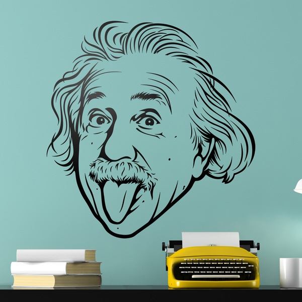 Stickers muraux: Albert Einstein