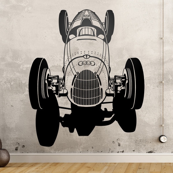 Stickers muraux: voiture de course classique Audi