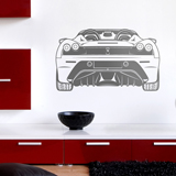 Stickers muraux: Ferrari F430, arrière 2