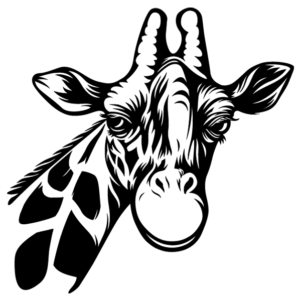 Stickers muraux: Girafe