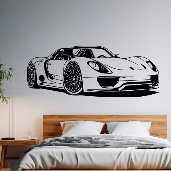 Stickers muraux: Porsche 918 Spyder