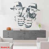 Stickers muraux: Bud Spencer et Terence Hill 3