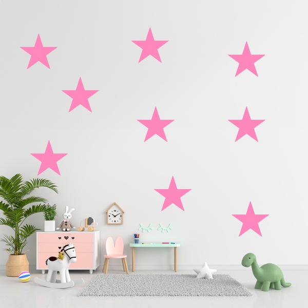 Stickers muraux: Kit 9 stickers Étoiles