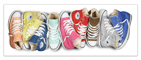 Stickers muraux: Chaussures Converse