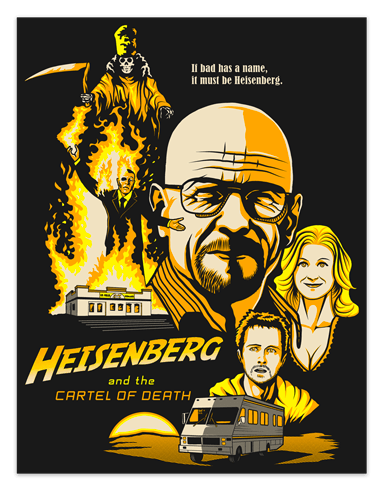 Stickers muraux: Poster adhésif Breaking Bad