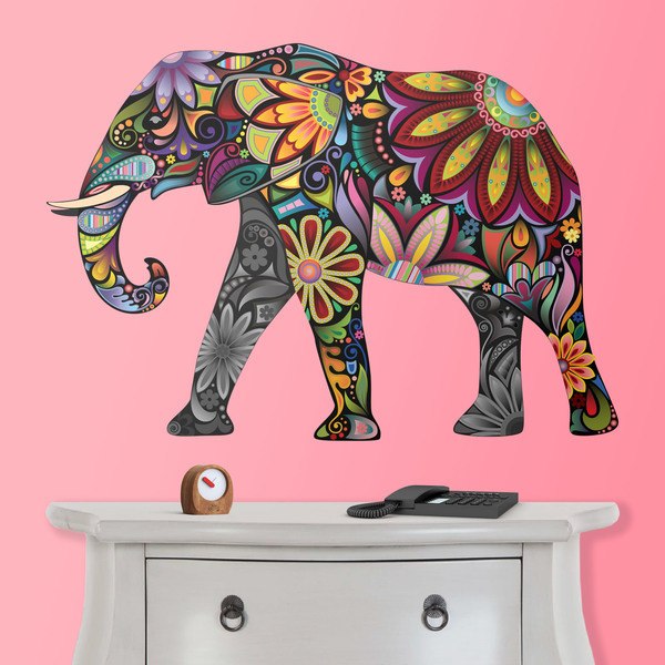 Stickers muraux Éléphant indien
