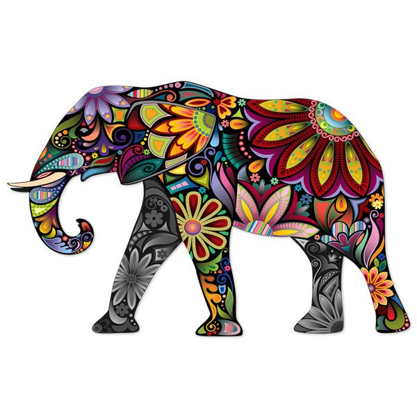 Stickers muraux: Éléphant hindou