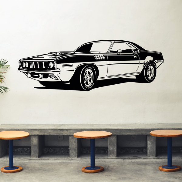 Stickers muraux: Ford Mustang Muscle Car