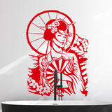Stickers muraux: Geishas japonais 4