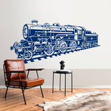 Stickers muraux: Train à vapeur locomotive 2