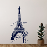 Stickers muraux: L amour sous la Tour Eiffel 2
