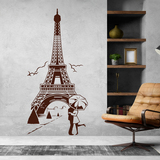 Stickers muraux: L amour sous la Tour Eiffel 3