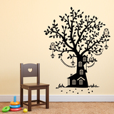 Stickers pour enfants: Le Cottage Owl Tree 2