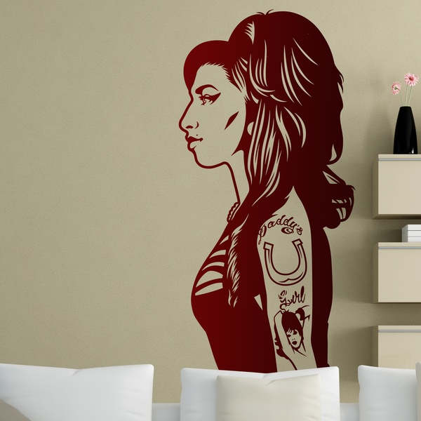 Stickers muraux: Amy Winehouse