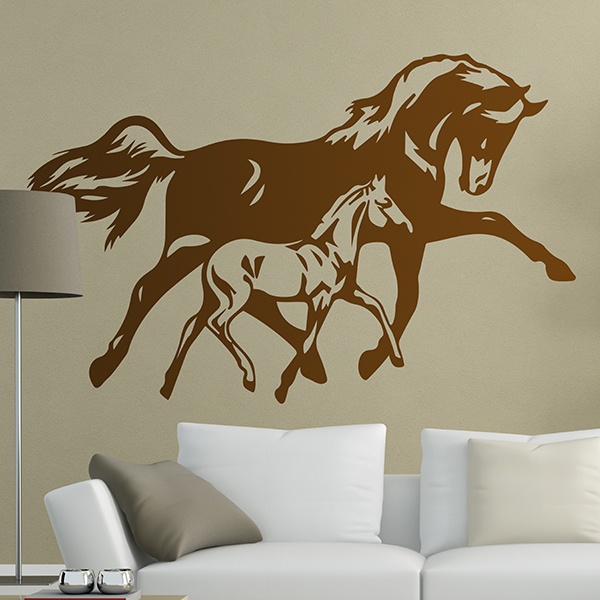 Stickers mural Cheval