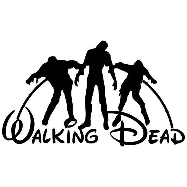 Stickers muraux: Walking dead Disney