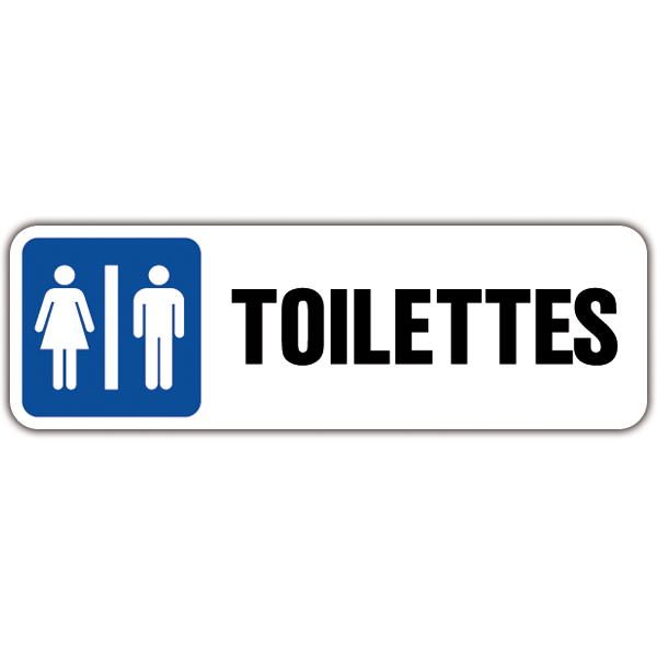 Stickers muraux: Signal - Toilettes