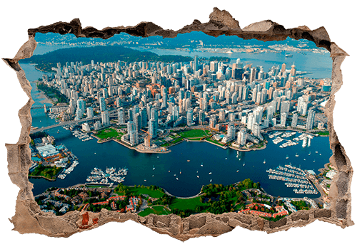 Stickers muraux: Ville de Vancouver