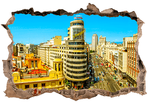Stickers muraux: Trou Capitole de Madrid
