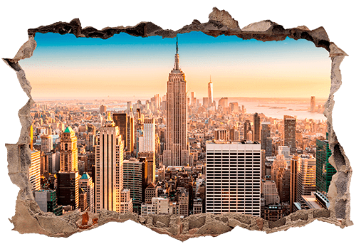 Stickers muraux: Trou New York