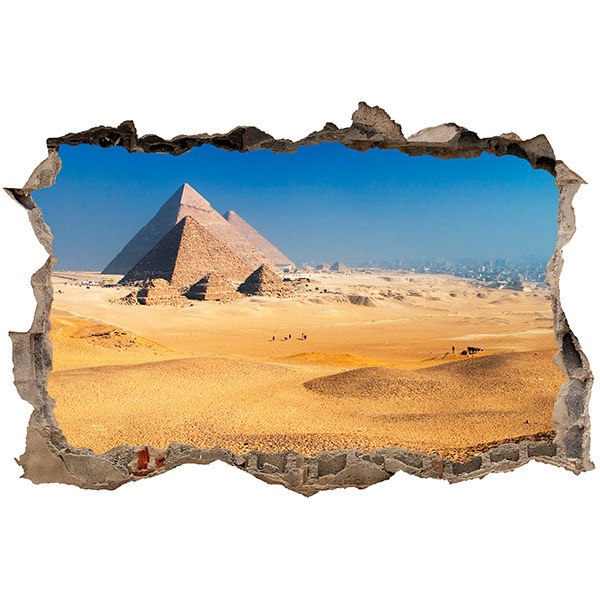Stickers muraux: Trou Pyramides de Gizeh