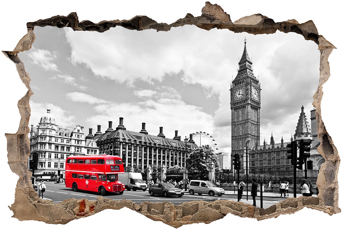 Stickers muraux: Trou Big Ben à Londres