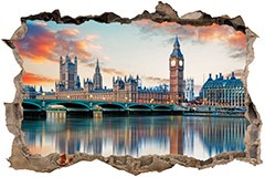 Stickers muraux: Trou Londres de la Tamise 3