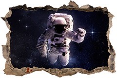 Stickers muraux: Trou Astronaute 3