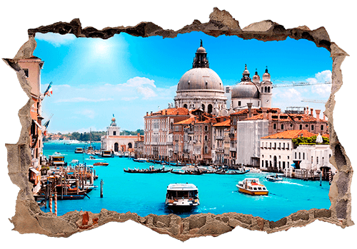 Stickers muraux: Trou Venise