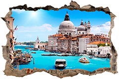 Stickers muraux: Trou Venise 3