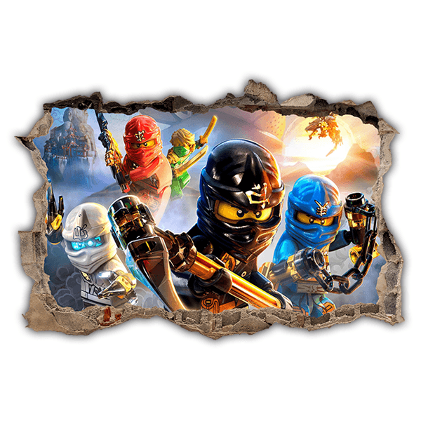 Stickers muraux: Trou Lego Ninjago