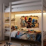 Stickers muraux: Trou Lego Ninjago 14