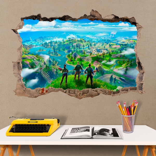 Stickers muraux: Fortnite préparée