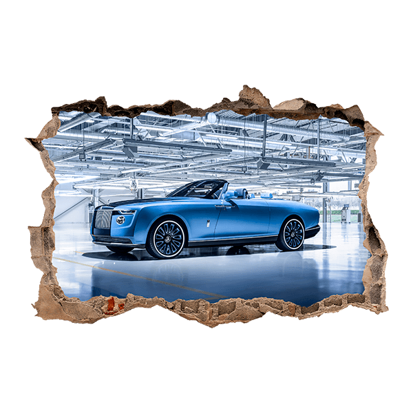 Stickers muraux: Bleu Rolls Royce