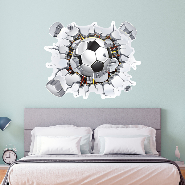 Sticker mural ou vitrine pour un fan de sport et de football