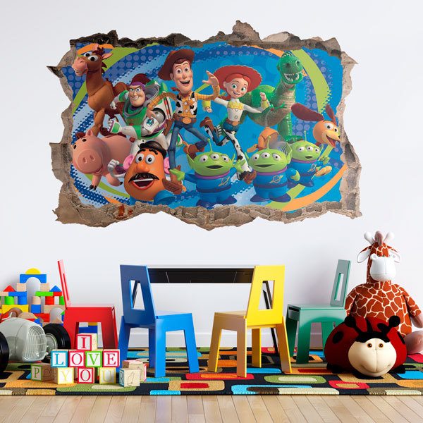 Stickers muraux: Sticker mural Trou Toy Story