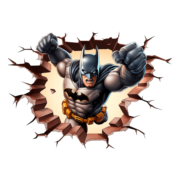 Stickers muraux: Batman en action