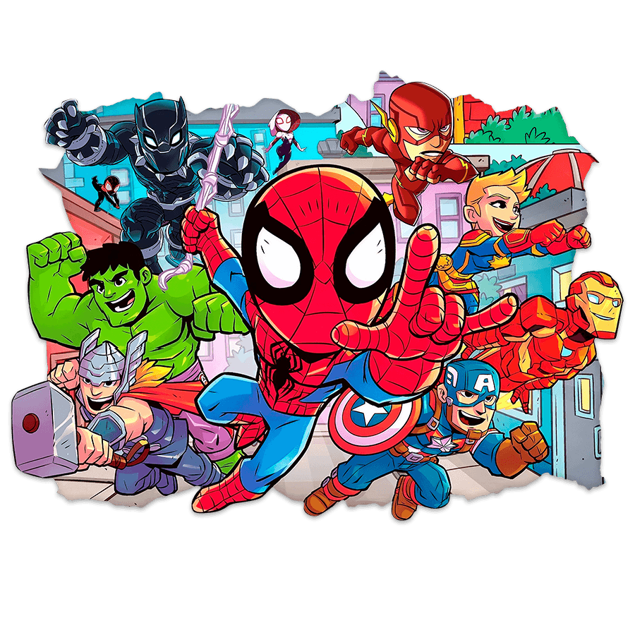 Stickers pour enfants: Trou dans le mur SpiderMan